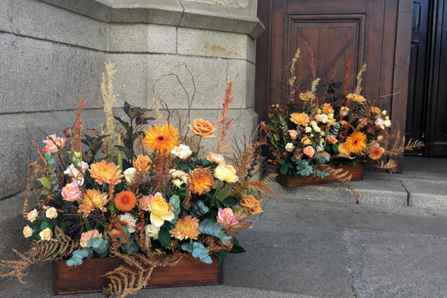 floral art church flowers