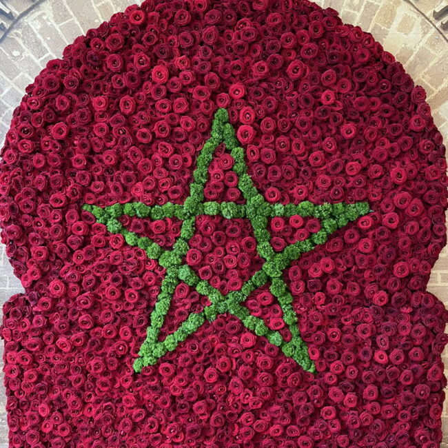 Petite Fleur Nantes, floral backdrop