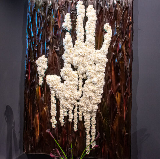 tableau floral exposition petite fleur