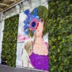 mur floral mur végétal sur mesure