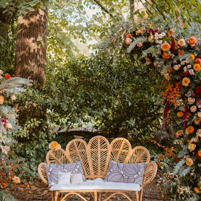 French wedding - Floral arch - Petite Fleur Nantes
