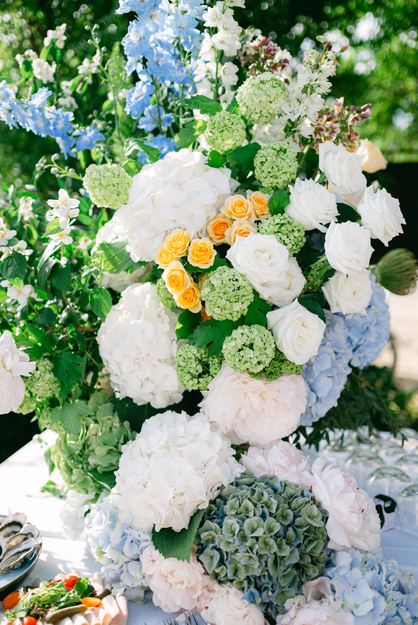 hortensia petite fleur composition florale hortensia